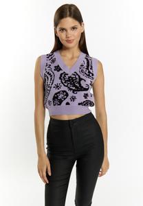 Тонкий вязаный свитер myMo ROCKS Sweater Ucy, фиолетовый