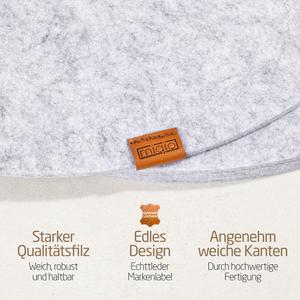 Наборы подставок под бокалы, 12 штук Miqio Design, светло-серый