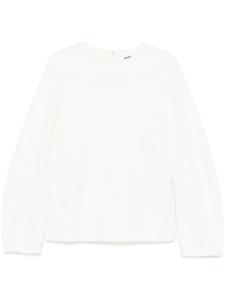 Текстурированный топ Jil Sander, белый