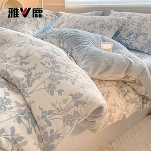 Yalu Комплект постельного белья 1,5 м, 4 предмета, пододеяльник 200x230 см