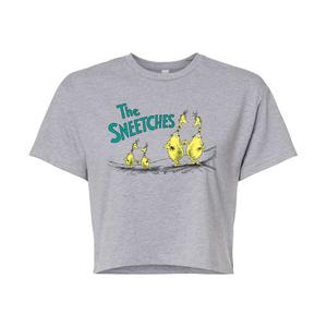 Укороченная футболка с рисунком Dr. Seuss "The Sneetches" для юниоров Licensed Character, серый