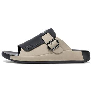 Shiozawa Сандалии Rubber Foam Outsole Stitching Abrasion Resistant Quick Dry Slide Slippers Men's Black