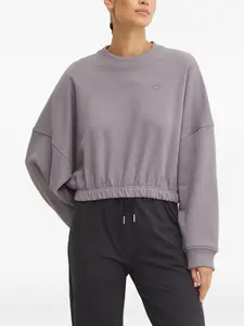 Толстовка с присборенной талией Adidas, серый