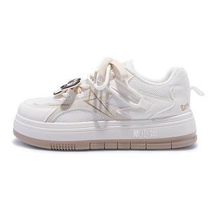 Кеды, скейтборд обувь женская низкая Miss Zhang, розовый