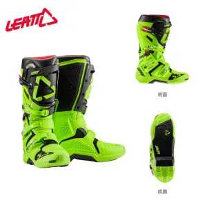 LEATT Мотоциклетные внедорожные ботинки, защитная обувь для трейла и горного велосипеда, модель 5.5 limegreen 2026, размер 42