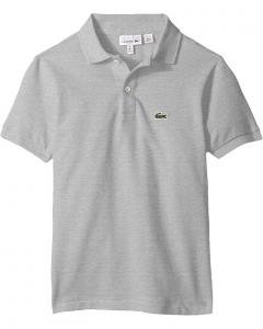 Поло Lacoste Kids L1812 Short Sleeve Classic Pique Polo, цвет Silver Chine