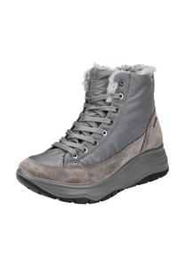 Ботильоны из нубука и текстиля Igi&Co, серый