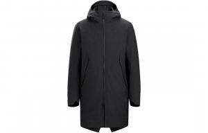 Arcteryx Утепленное шерстяное пальто, Black Gray/Black Heather