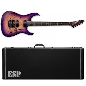 Электрогитара ESP LTD M-1000 Burled Poplar Purple Natural Burst Electric Guitar + ESP Hard Case M1000 M 1000