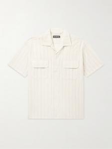 Рубашка Milano Hakoba Broderie Anglaise из хлопка MONITALY, экрю