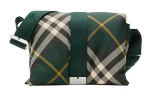 Burberry Полиэстеровый мессенджер кроссбоди через плечо мужской сумки цвет плюща