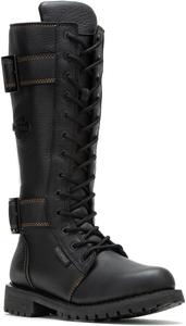 Женские водонепроницаемые мотоциклетные ботинки Harley-Davidson Belhaven 14 дюймов, черные, модель D87299, Black