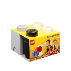 LEGO Classic, Набор контейнеров, 3 в 1, серый, 40140007