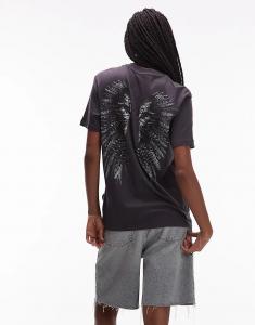 Футболка Allsaints Wings черного цвета