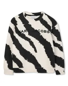 Черная детская толстовка для мальчика с длинными рукавами Marc Jacobs