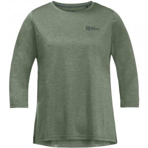 Рубашка кросстрейл 3/4 tw Jack Wolfskin, цвет eucalyptus