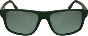 Lacoste мужские L6057s прямоугольные солнцезащитные очки, Matte Green