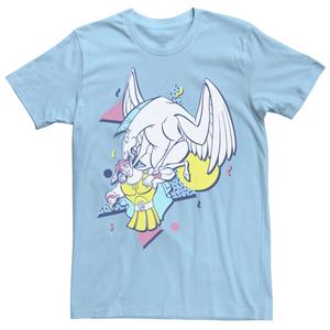 Мужская футболка Геркулес и Пегас 90 Поп Арт Disney, светло-синий