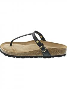 Hey Marly Повседневные черные шлепанцы Cork Black TS