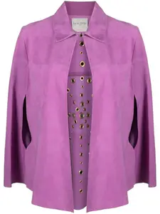 Кейп с люверсами Forte Forte, фиолетовый