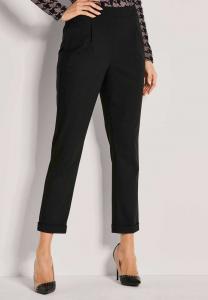 Брюки MADELEINE ELASTISCHE BUNDFALTEN 7/8-LÄNGE, Black