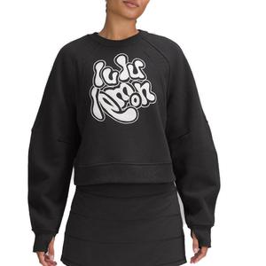 Свитшот Scuba Oversized Pullover женский Lululemon, черный