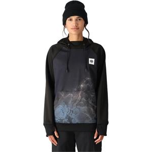 Женская толстовка с капюшоном из флиса 686, Black Cloudbreak