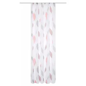 Шторная лента, 1 шт. Heine Home, розово-белый