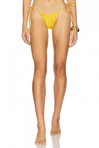 Бикини-плавки Mia Asta Resort, butter yellow sequin