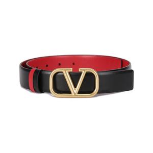 Valentino Ремень Vlogo Signature реверсивный, Black