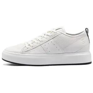 Кроссовки ecco Skateboarding Shoes Men Low-top White, белый