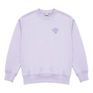 Свитер New Balance Logo Print Pullover 'Purple', фиолетовый