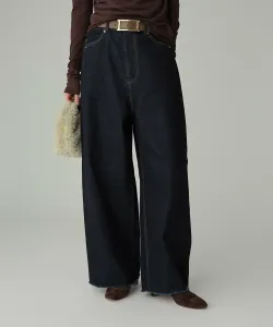 Джинсовые брюки с широкими штанинами Babylone, цвет Navy(88)