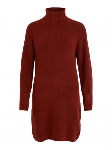 Вязанное платье Vila Randy, ржаво-красный
