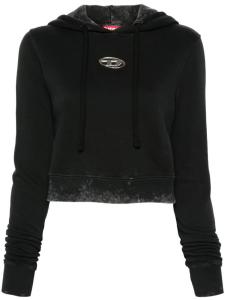 Diesel толстовка с капюшоном F-Slimmy-Hood-P5, черный