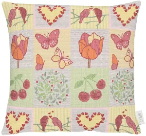 АПЕЛЬТ декоративная подушка "5313", чехол без наполнения, 1 шт APELT 46х46 см, цвет gelb/bunt + gemustert