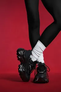 Кроссовки на толстой подошве, объёмные