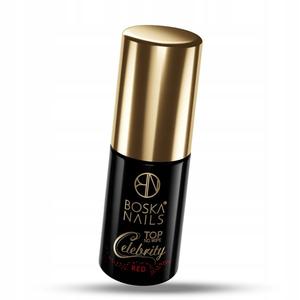 BOSKA NAILS Top CELEBRITY RED no Wipe TOP HYBRID для ногтей 6 мл