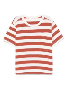 Футболка в полоску Zhoe & Tobiah, коричневый