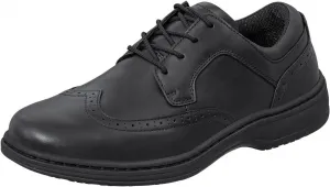 Туфли Orthofeet Men's Orthopedic Leather Moreno Dress Shoe, черный