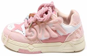 Детские повседневные туфли LIANGXIAOJI бело-фиолетовые