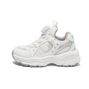 Дышащие, легкие, амортизирующие, низкие детские кроссовки для повседневной носки Snoffy, белый