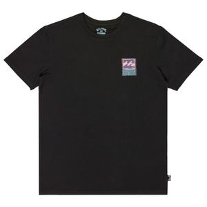 Детская футболка с принтом м/с Billabong, черный