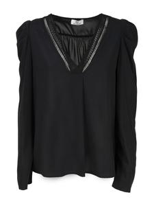 Блузка Influencer Trimmed, черный
