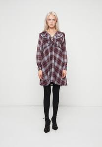 Платье Vero Moda VMEMILIE SHORT CHECK DRESS, Stormy Weather/Grey