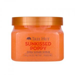 Скраб для тела Sunkissed Poppy Shea с сахаром Tree Hut, 510 гр