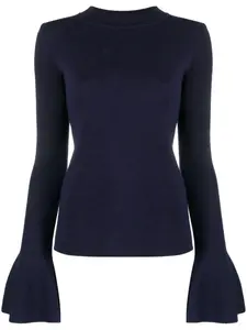 Джемпер Joan с расклешенными манжетами DESTREE, синий