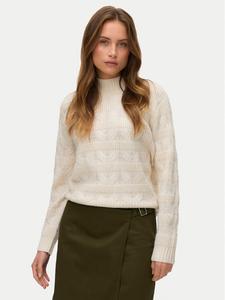 Водолазка regular fit Virgo 10331875 Vero Moda, бежевый