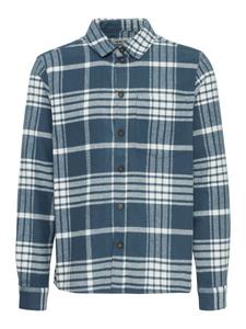 Клетчатая рубашка !Solid Regular fit Button Up Shirt Nab, темно-синий