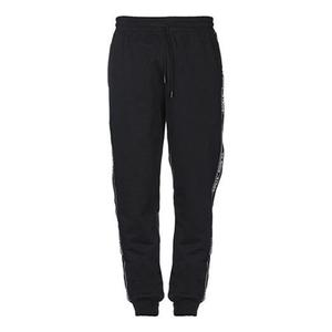 Брюки men's side stripe black pants Off-White, черный